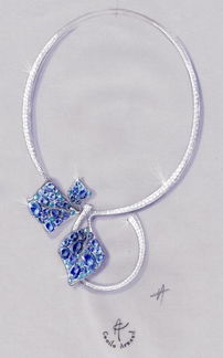 畢業(yè)設(shè)計系列 珠寶首飾效果圖篇 閃閃惹人愛的珠光寶器