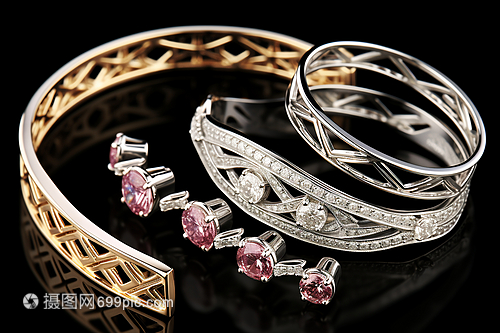 奢華的珠寶手環